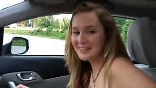 Brother And Sister Fuck In The Car