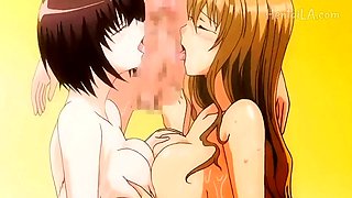 Awesome hentai anal sex with stunning excited nurse
