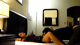 Beautiful milf enjoys a deep doggystyle fucking on the bed
