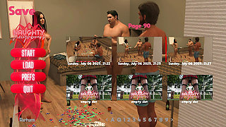 Naughty Neighbours - V0.59 - Ms. Ramirez and Gaz had to be fully naked in front of Phil - Highlight