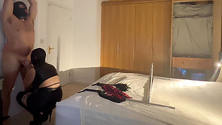 Mistress X dominates her slave