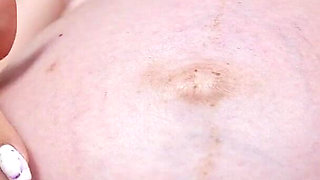 Belly Movements From Inside & Belly Worshipping