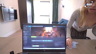 Cute russian stepsister POV sex