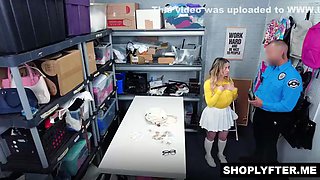 Caught Slipping Items Into Her Bra With Aria Banks