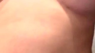 Webcam skinny brunette plays her squirt pussy