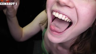 The hottest cum swallow compilation with Rebecca Vanguard