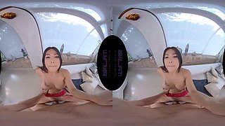 Polly in Red: Blowjob, Asian  Pov VR Porn