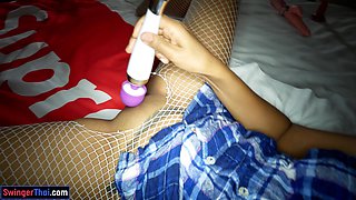 Thai wife enjoys it with white husband