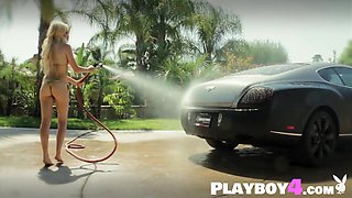 Amazing babes passion posed outdoor