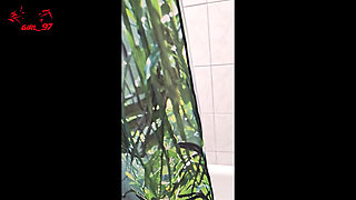 Roommate films me taking a shower and jerks off a