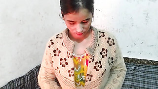 Step sister ko paise dekar jabar dasti pela