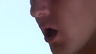 A Wild Girl Gets Fucked on the Beach Until He Cums on Her Face