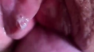 Close up Pussy Fuck and Creampie