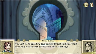 Peeping through a Keyhole at a slutty Ghost - Innocent Witches Gameplay