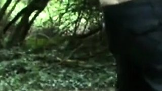 Bareback Fun Outdoors with a Hung Stud