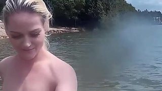 Skinny Dipping with Alexa Gold at a Nude Beach