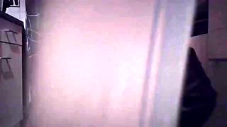 Amateur brunette toys and fucks
