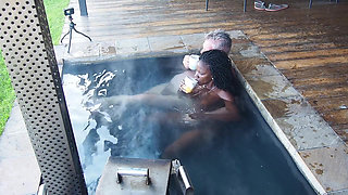 Morning Mist Magic-hotwife Gets Fucked in the Pool