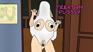 Treat my pussy - Halloween henati animation by meltpuff