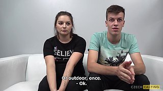 Tereza's Expectant Glow Shines in Sensual Czech Exploration