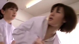 Best Japanese model Chika Arimura, Mimi Asuka, Nanako Mori in Hottest Fingering, Nurse JAV video