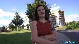 Public agent - lovely as a button Little Eliss gets naked during amateur photoshoot