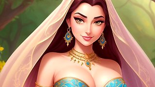 Indian bhabhi enjoys hardcore sex with chick - Erotic cartoon fantasy