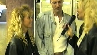 Classic Blonde German Slut Fucked by Horny Couple