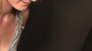 Ashley Stone sucks huge cock and masturbates wet pussy