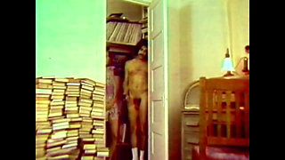 Hot vintage threesome for two wild girls