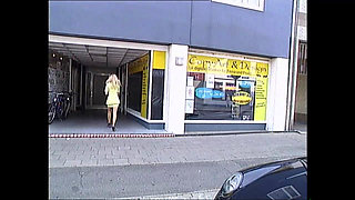 Blonde Horny Whore Want a Monster Cock to Fuck Her