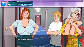 The palace secret - Super sexy grandma in a wild cartoon fantasy by Foxie2k