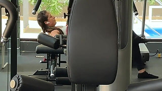 A Sweaty, Strong Guy at the Gym Asks a Neighbor in the Building to Smell His Cock so He Can Fuck Her Later.