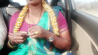 Step Dad Daughter in Law Car Sex, Telugu Dirty Talks, Part -1