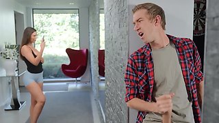 Brazzers - Ruby Sims Teases The Window Cleaner With Her Lingerie & Body Before Letting Him Fuck Her