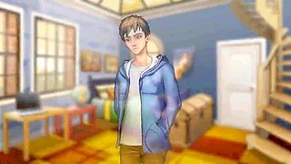 Wild cartoon fantasy featuring sexy undergarments and steamy anime hentai action
