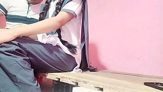 Young Indian Schoolgirl Enjoy Fucking With Her Student Partner xlx