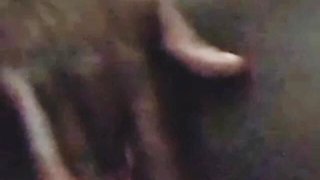 Fingering and Rubbing Clitoris on Video Call Wet Pussy Black