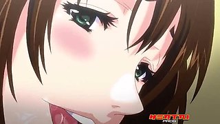 Hentai Pros - Busty Maid Fucks Favorite Customer Hard With Titty Play & Deep Creampie