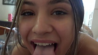 Adorable girl with tattoos getting dicked down in POV