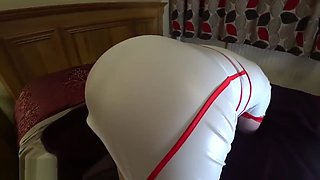 Nurse Jenna gets an Anal Workout with Butt Stretching Dildos and a Creampie