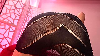 Lovely chick looks artsy in this blowjob video