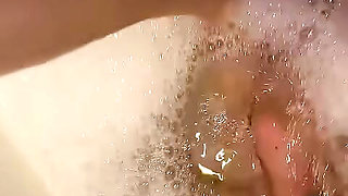 Melove Blue nail Polish Toes Taking a Bath