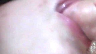 Sweet Nina 19 blindfolded double fucked, part 1
