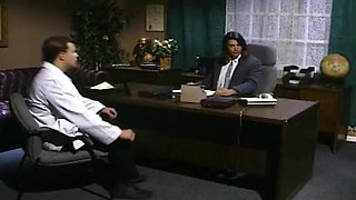 This perfect secretary likes to get big load in her mouth