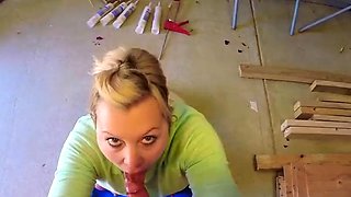 Amateur Blonde Blowjob CIM