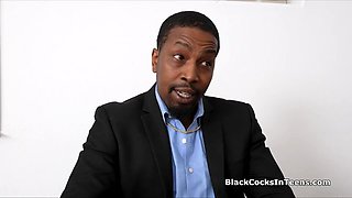Big black cocking of curves hot on the teachers desk