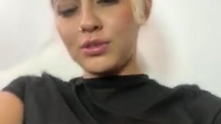 Lovely Blonde With Tight Pussy Masturbate Solo
