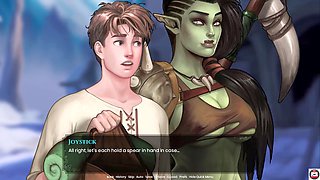 Crazy hentai adventure featuring orcs and youthful fantasies in the big city