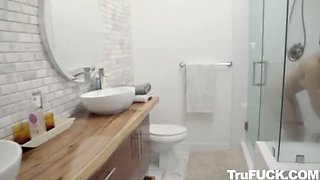 Step Mom and Step Son Yoga Session with Lexi Luna & Aria Lee - Big Tits, Big Ass, Hardcore Sex